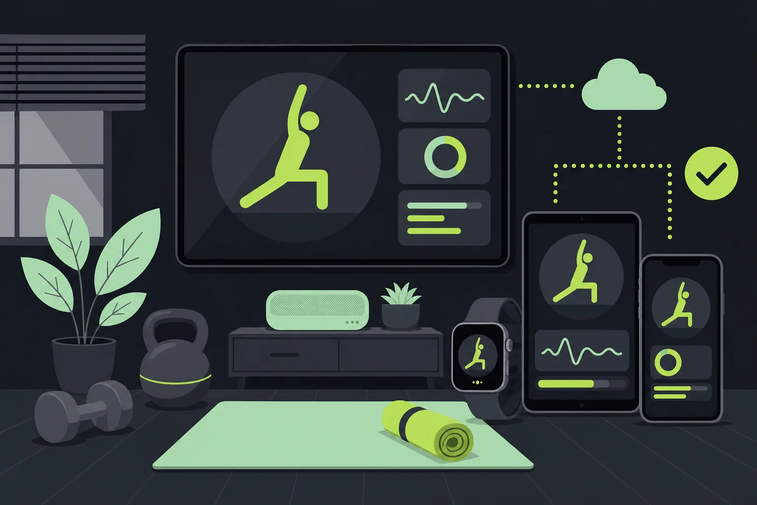 Illustration for Home Workout